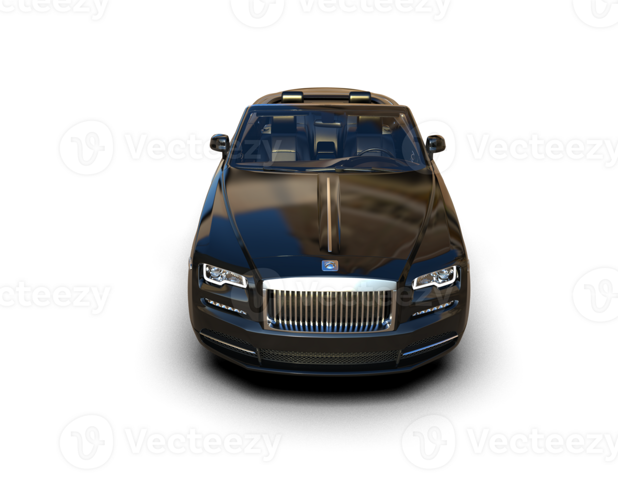Modern car isolated on background. 3d rendering - illustration png
