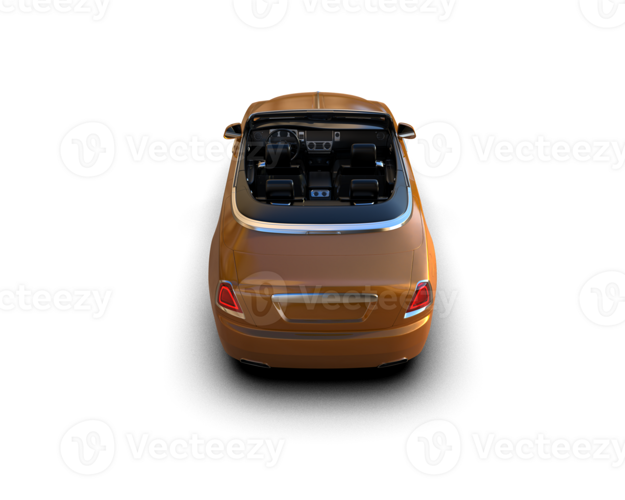 Modern car isolated on background. 3d rendering - illustration png