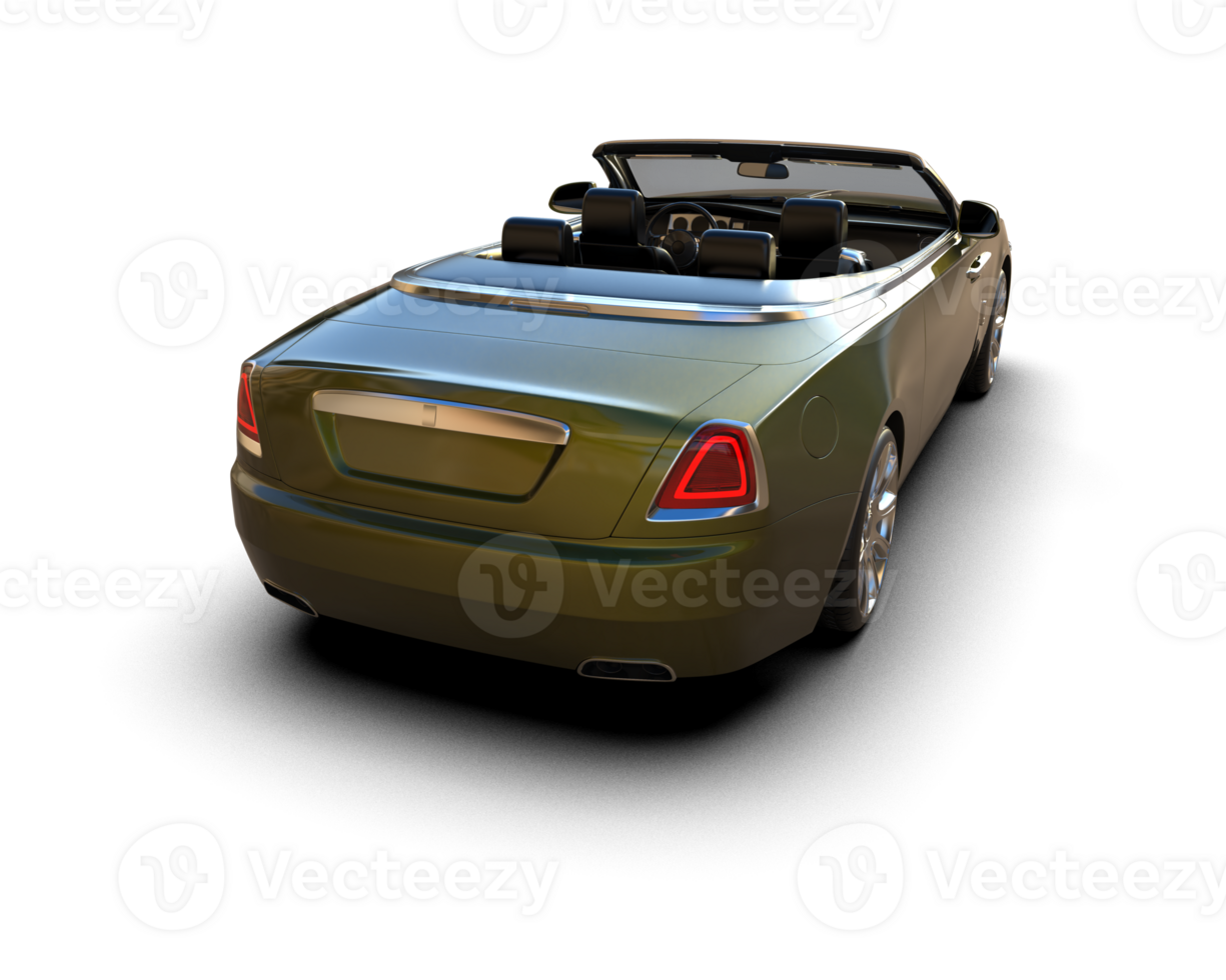 Modern car isolated on background. 3d rendering - illustration png