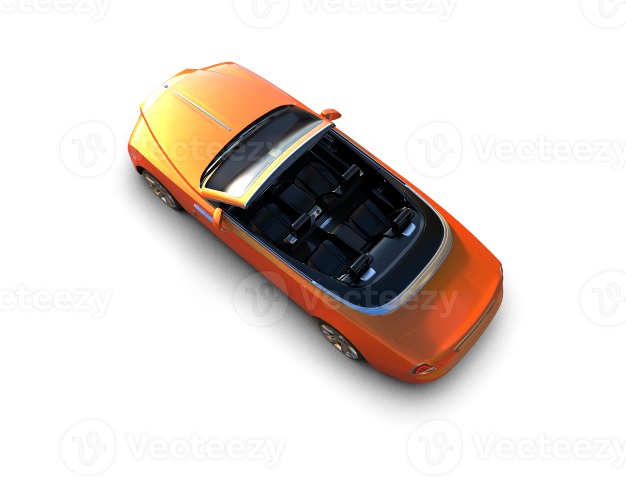 Modern car isolated on background. 3d rendering - illustration png
