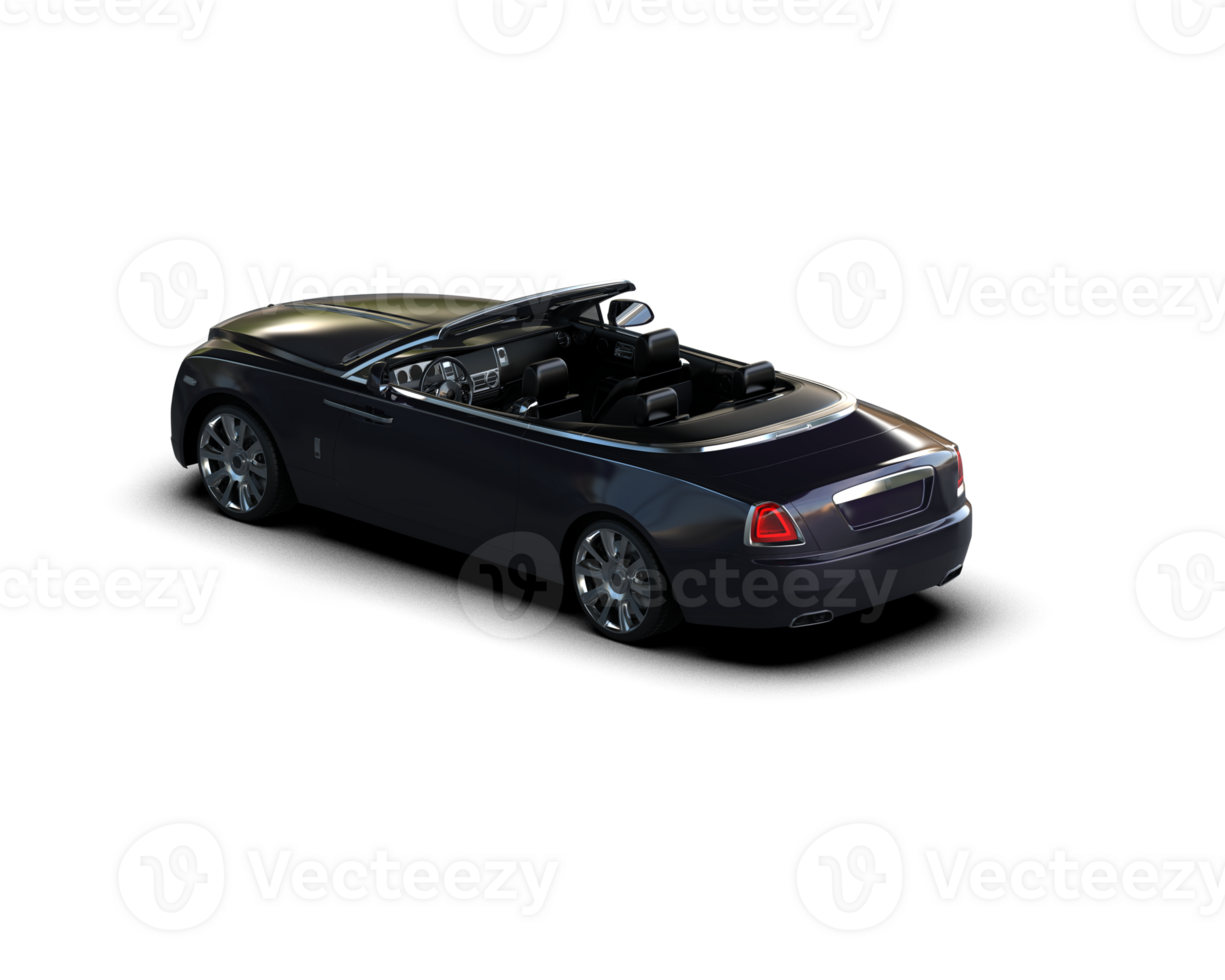 Modern car isolated on background. 3d rendering - illustration png