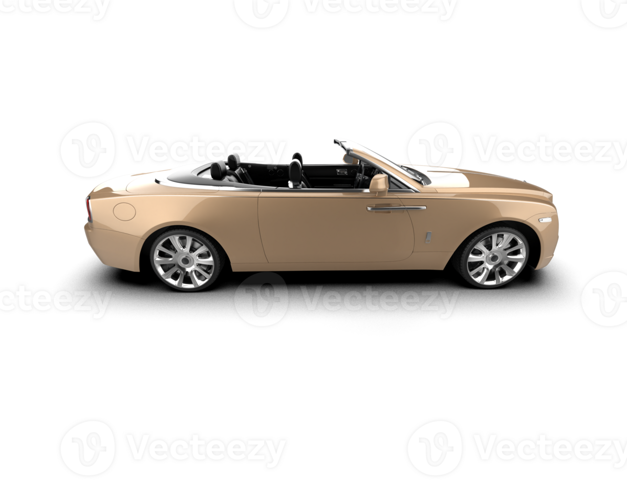 Modern car isolated on background. 3d rendering - illustration png