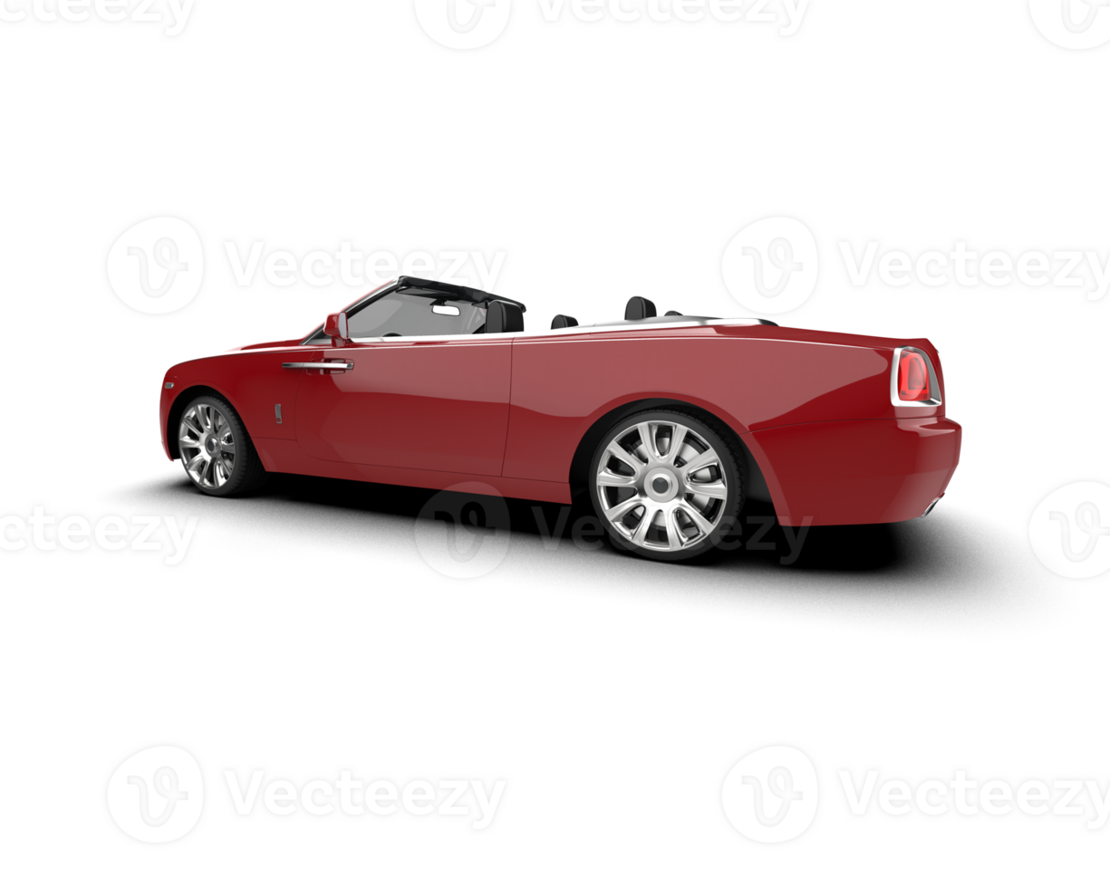 Modern car isolated on background. 3d rendering - illustration png