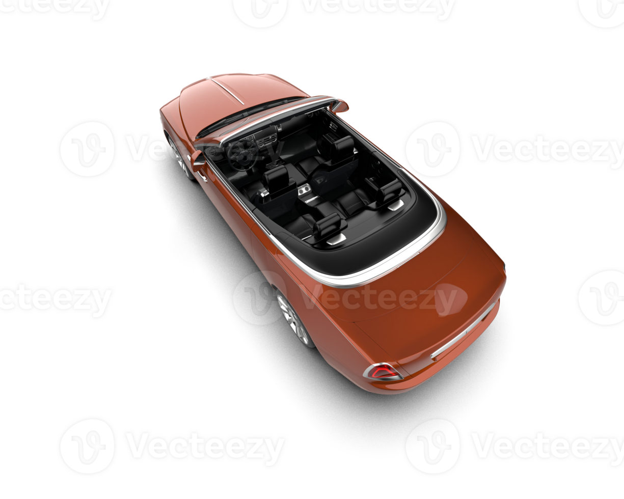 Modern car isolated on background. 3d rendering - illustration png