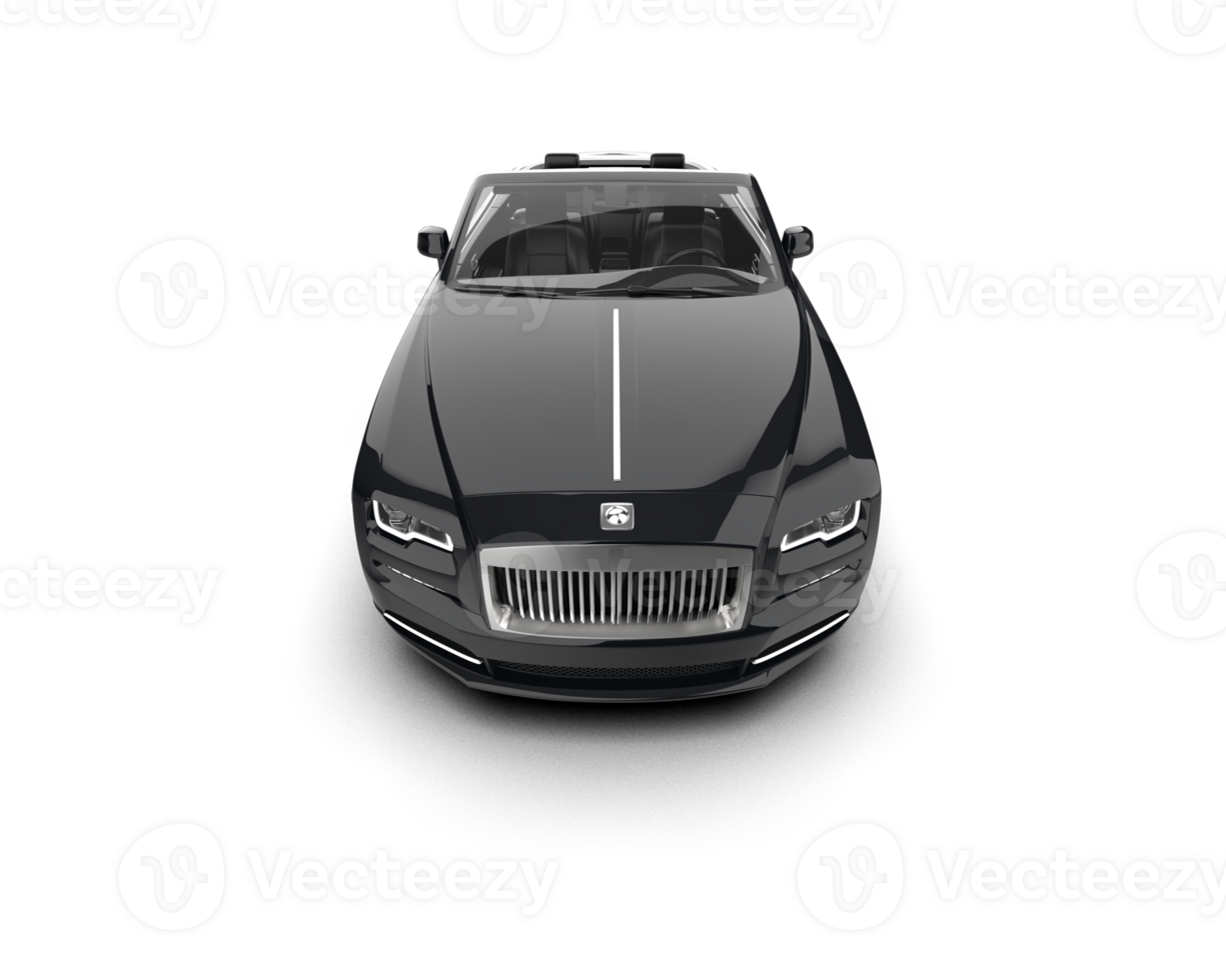 Modern car isolated on background. 3d rendering - illustration png