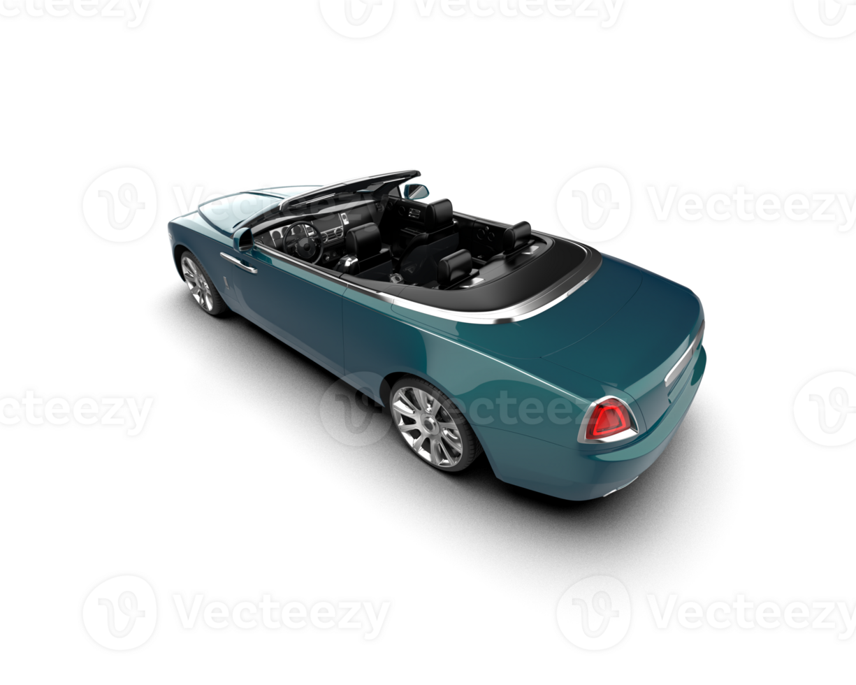 Modern car isolated on background. 3d rendering - illustration png