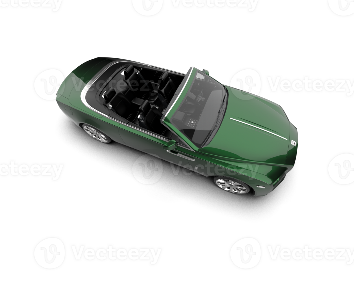 Modern car isolated on background. 3d rendering - illustration png