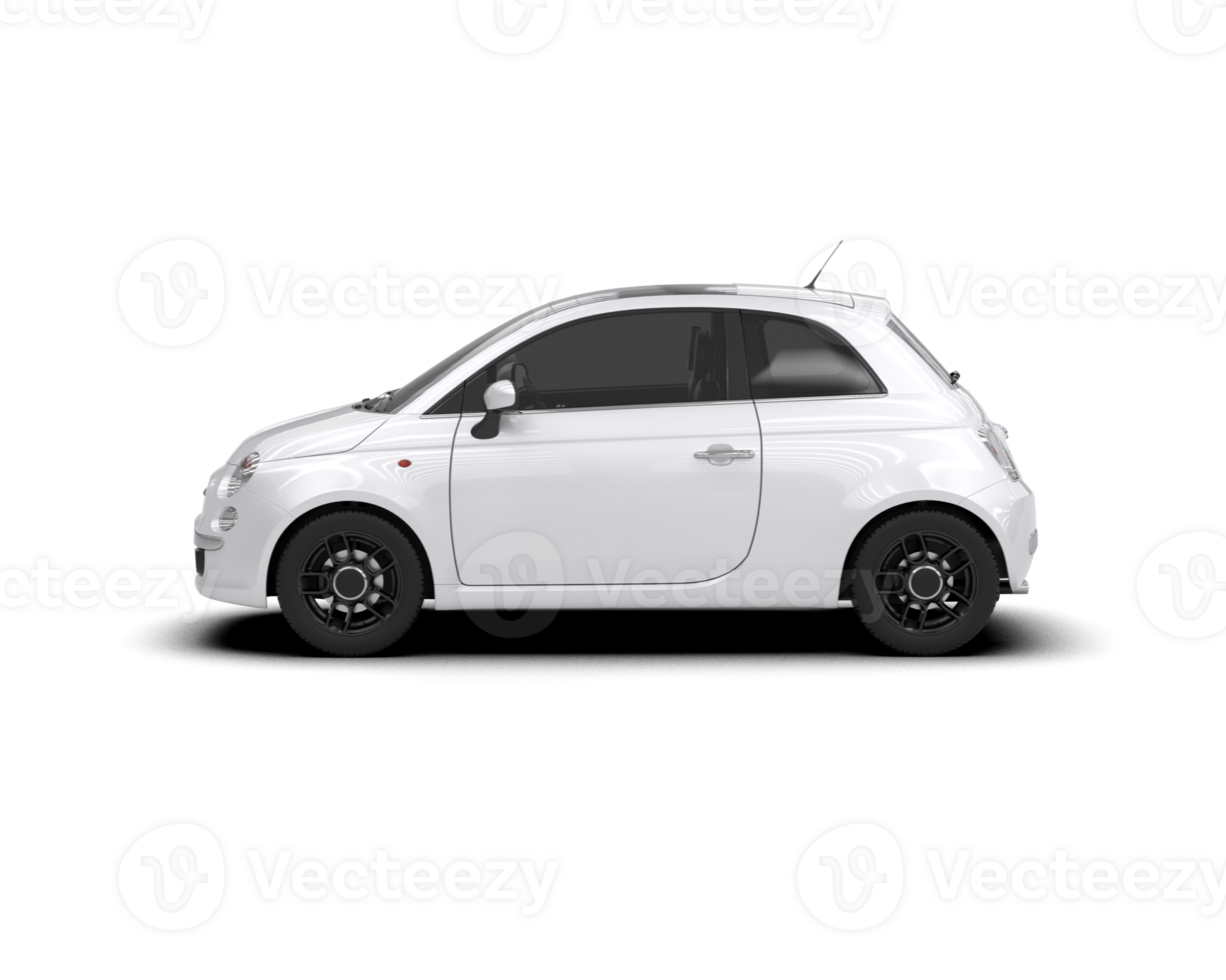 Modern car isolated on background. 3d rendering - illustration png
