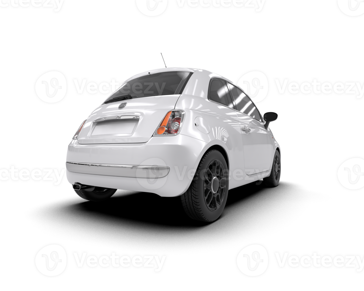 Modern car isolated on background. 3d rendering - illustration png
