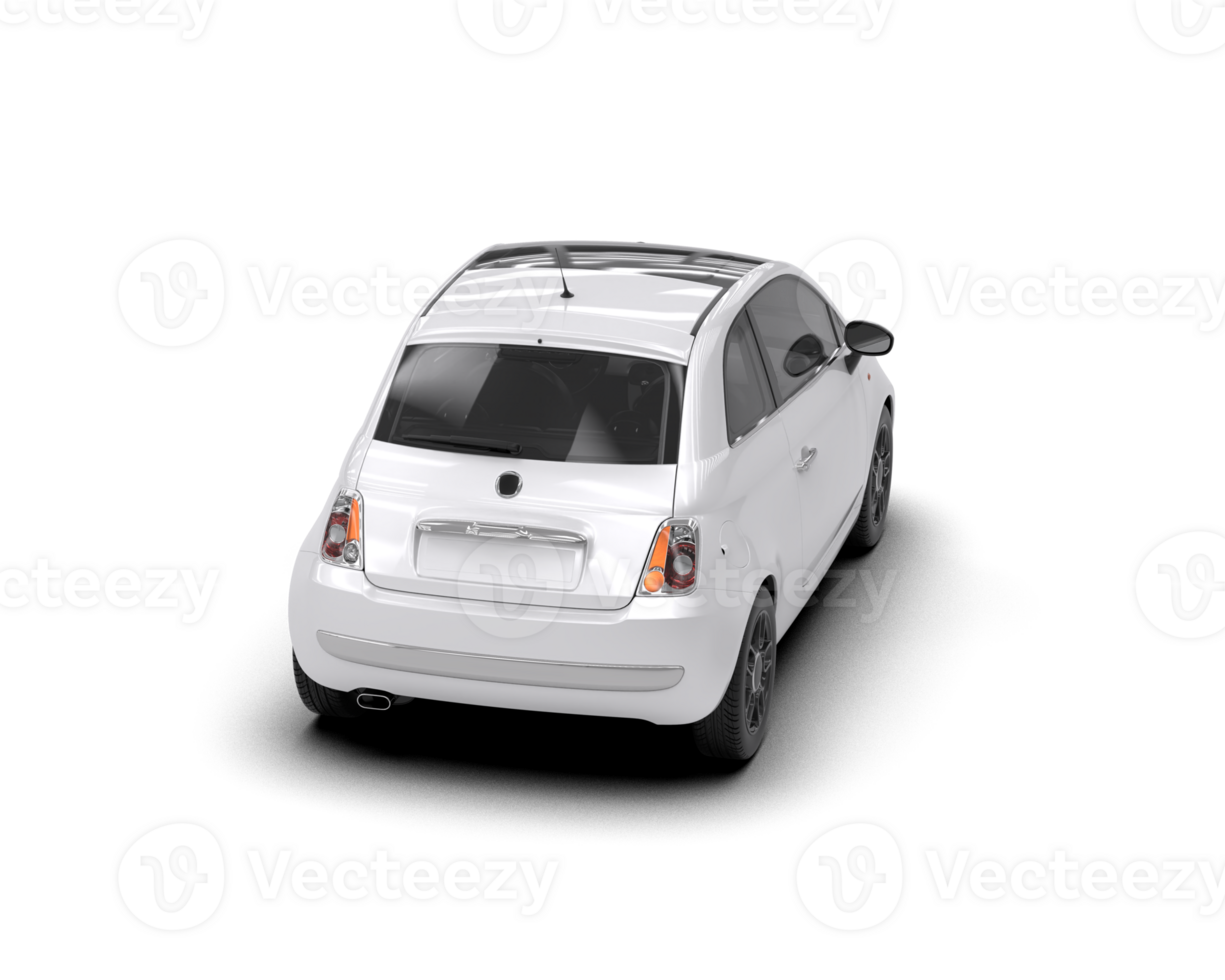 Modern car isolated on background. 3d rendering - illustration png