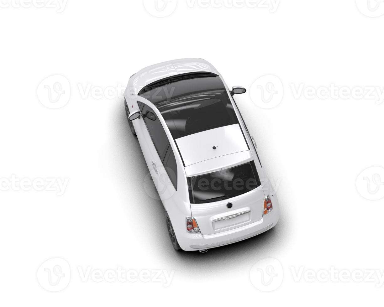 Modern car isolated on background. 3d rendering - illustration png