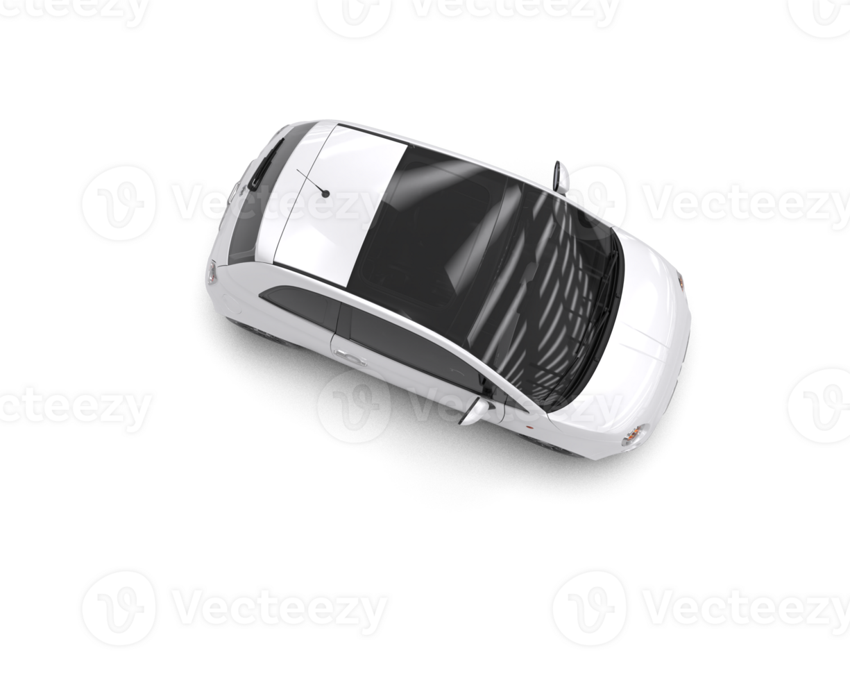 Modern car isolated on background. 3d rendering - illustration png