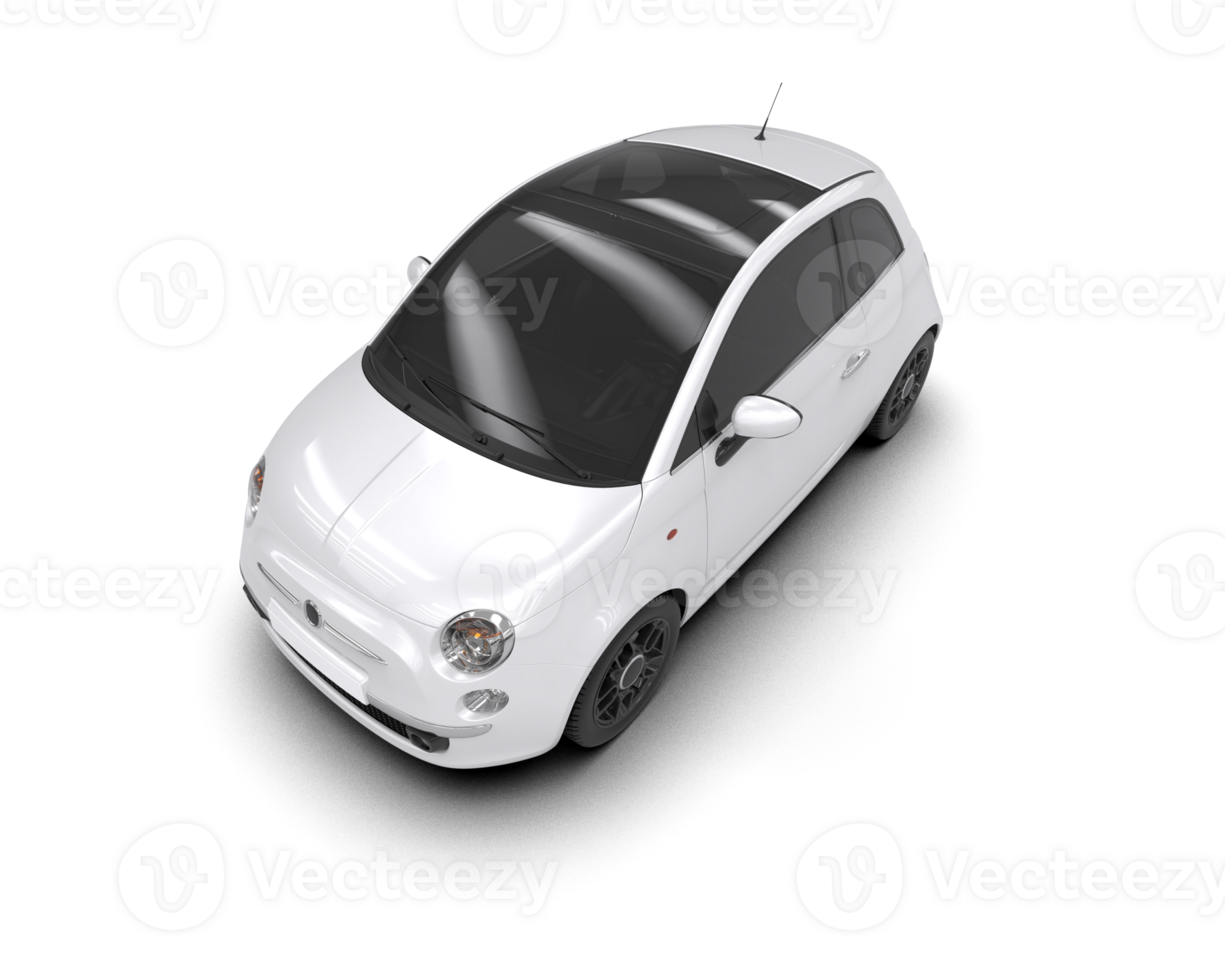 Modern car isolated on background. 3d rendering - illustration png