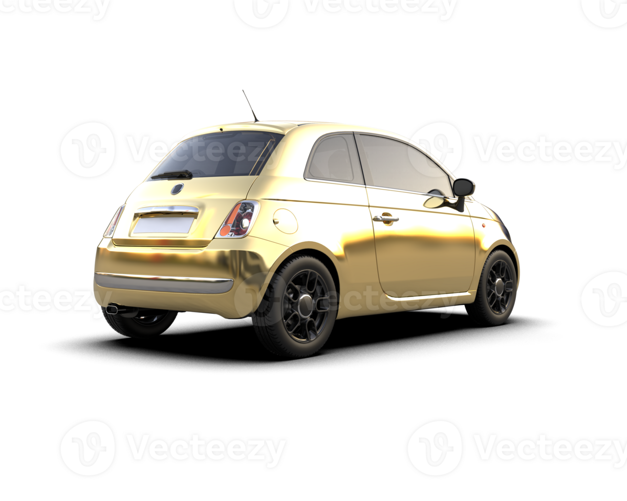 Modern car isolated on background. 3d rendering - illustration png