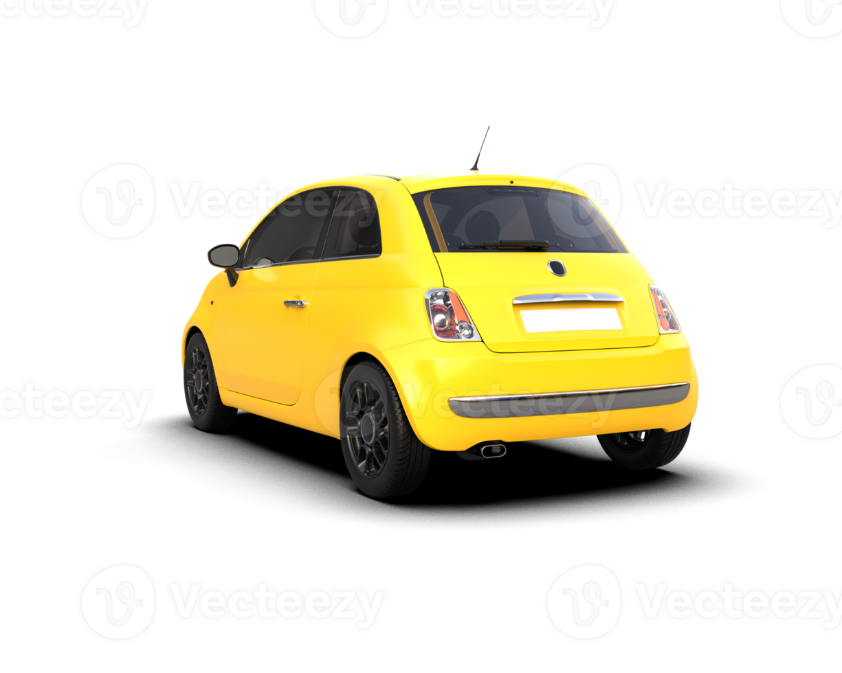 Modern car isolated on background. 3d rendering - illustration png