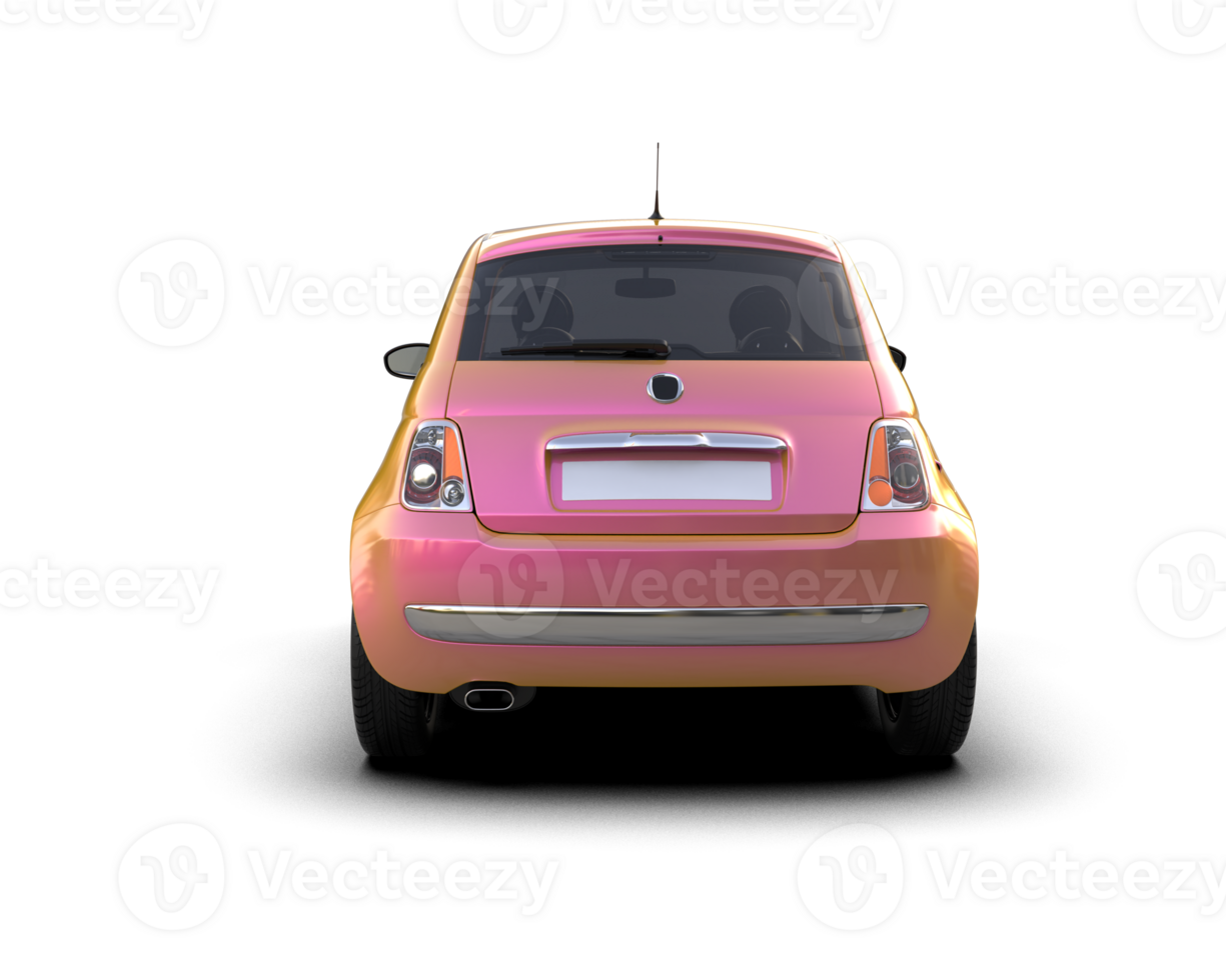 Modern car isolated on background. 3d rendering - illustration png