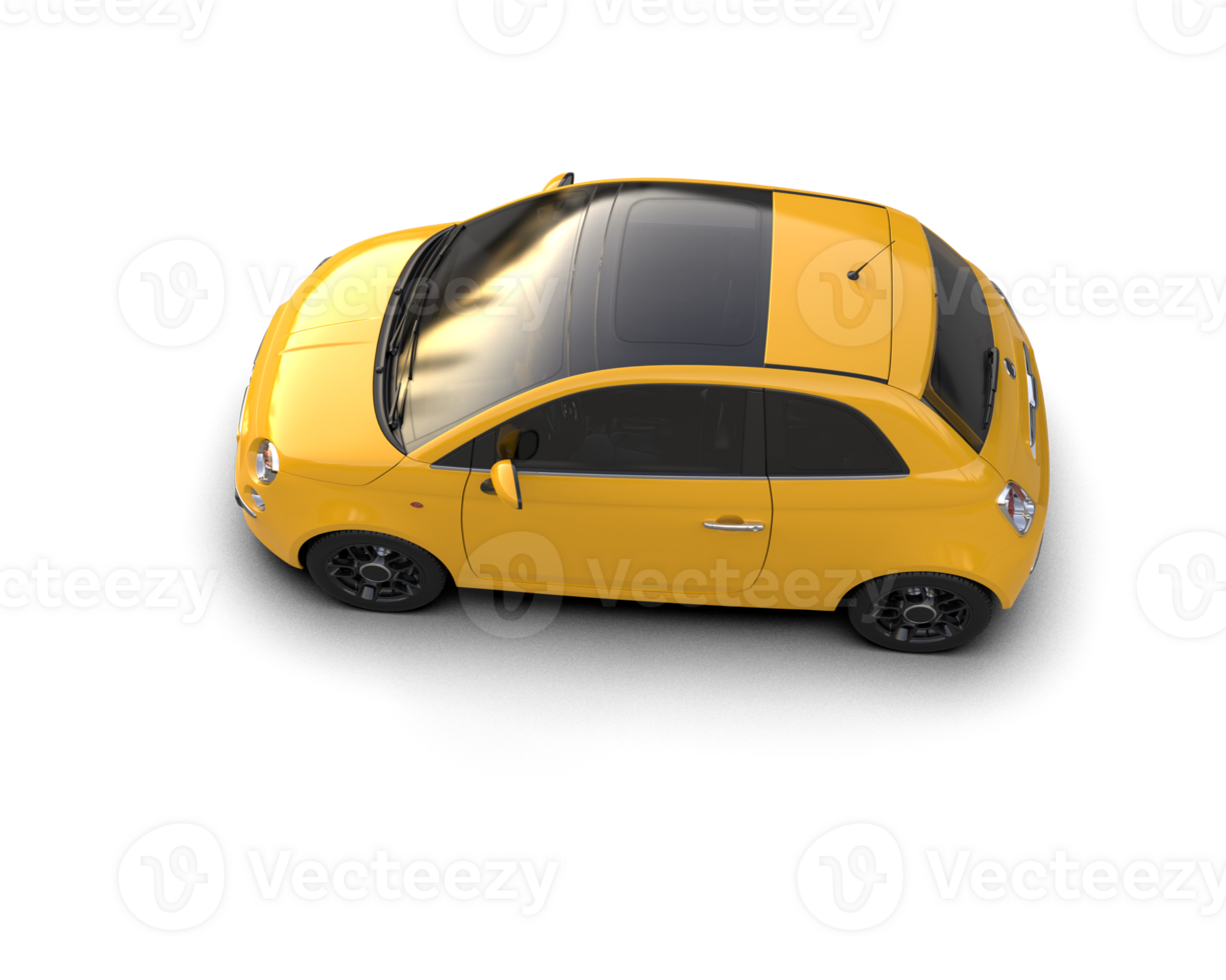 Modern car isolated on background. 3d rendering - illustration png