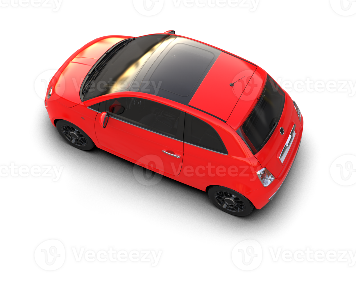 Modern car isolated on background. 3d rendering - illustration png