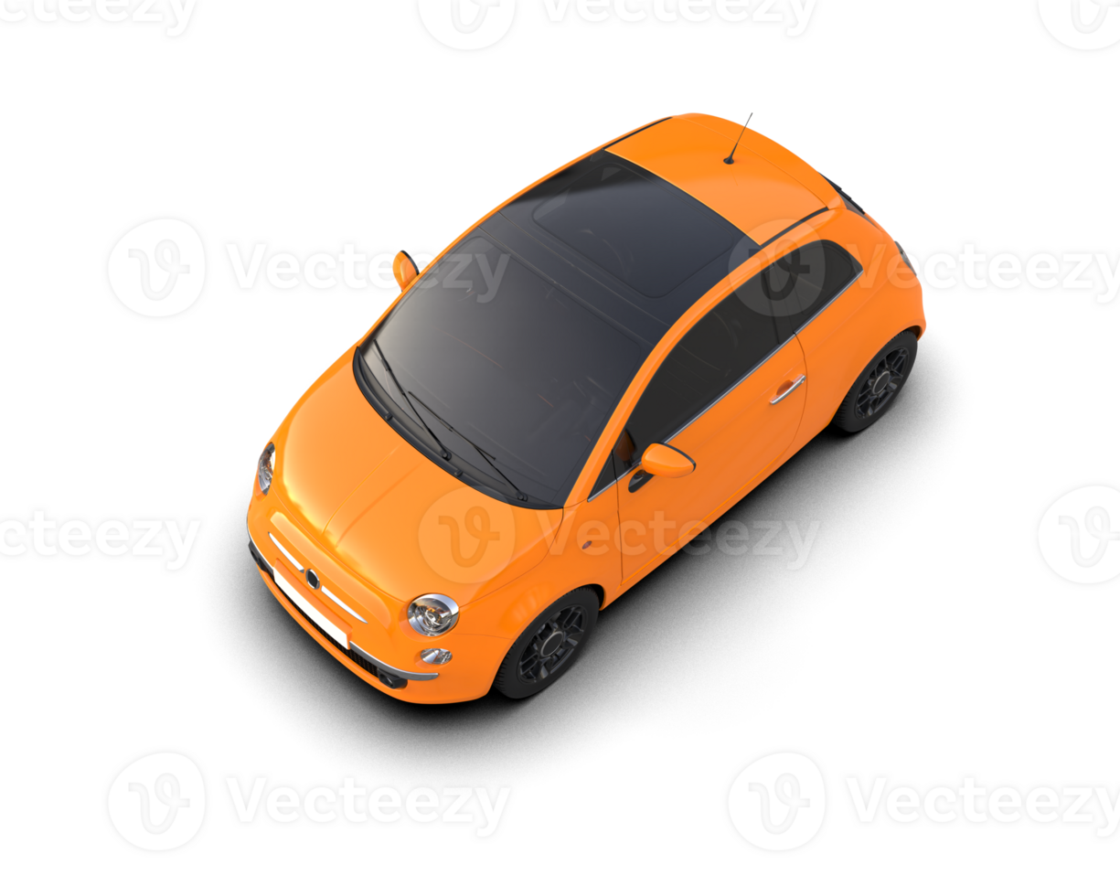 Modern car isolated on background. 3d rendering - illustration png