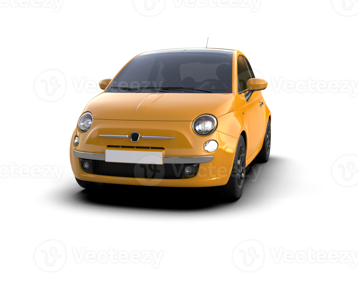 Modern car isolated on background. 3d rendering - illustration png