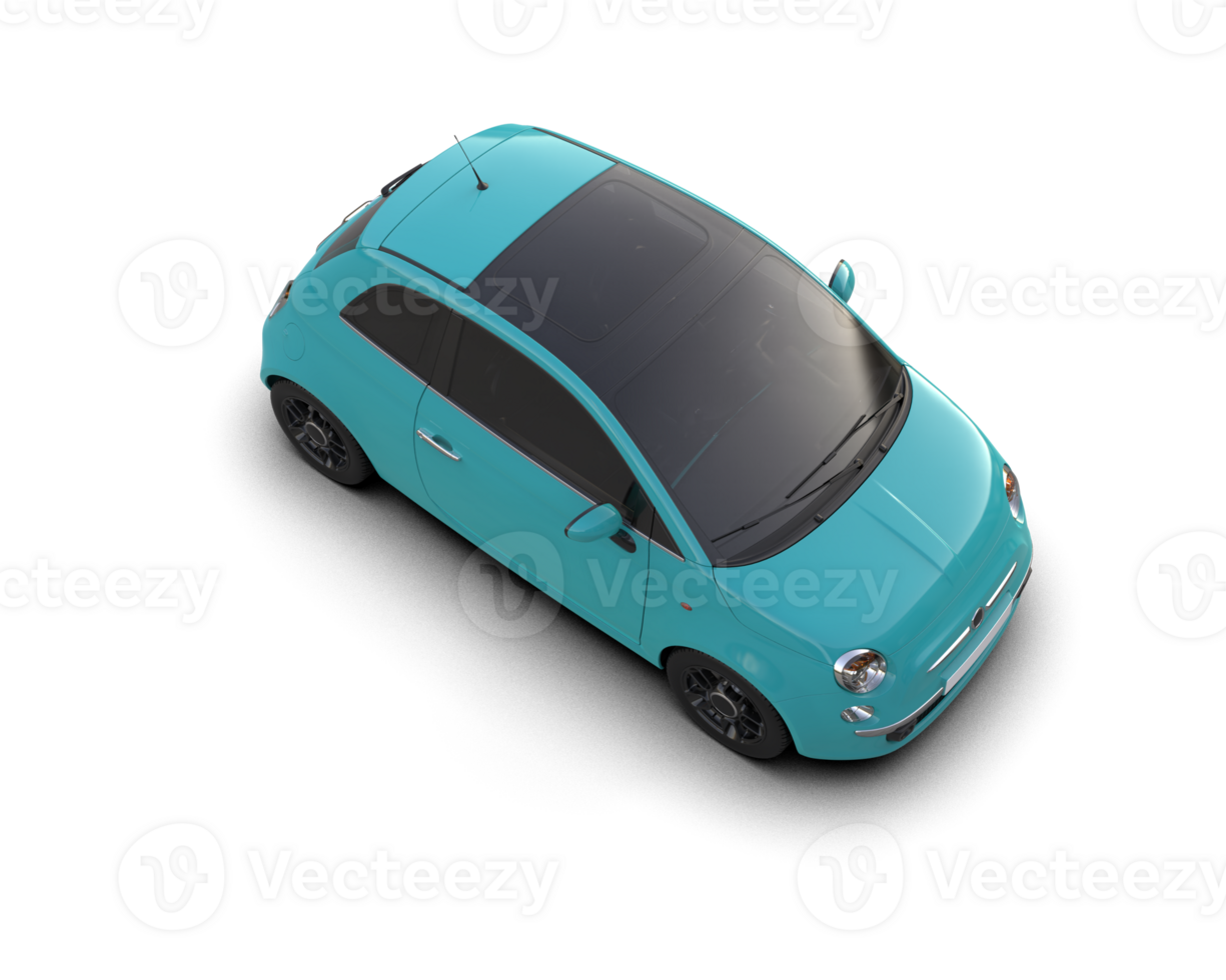 Modern car isolated on background. 3d rendering - illustration png