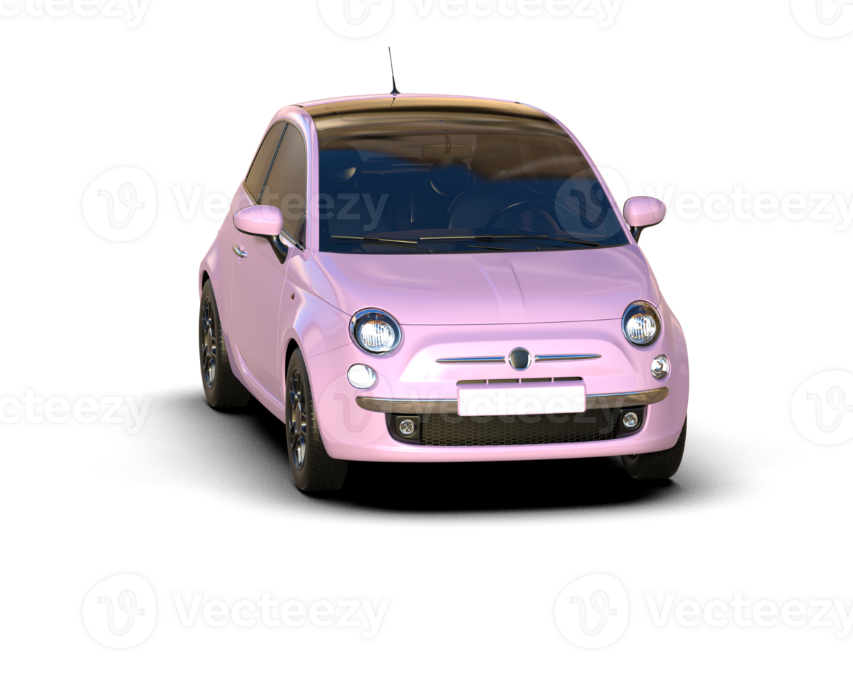 Modern car isolated on background. 3d rendering - illustration png