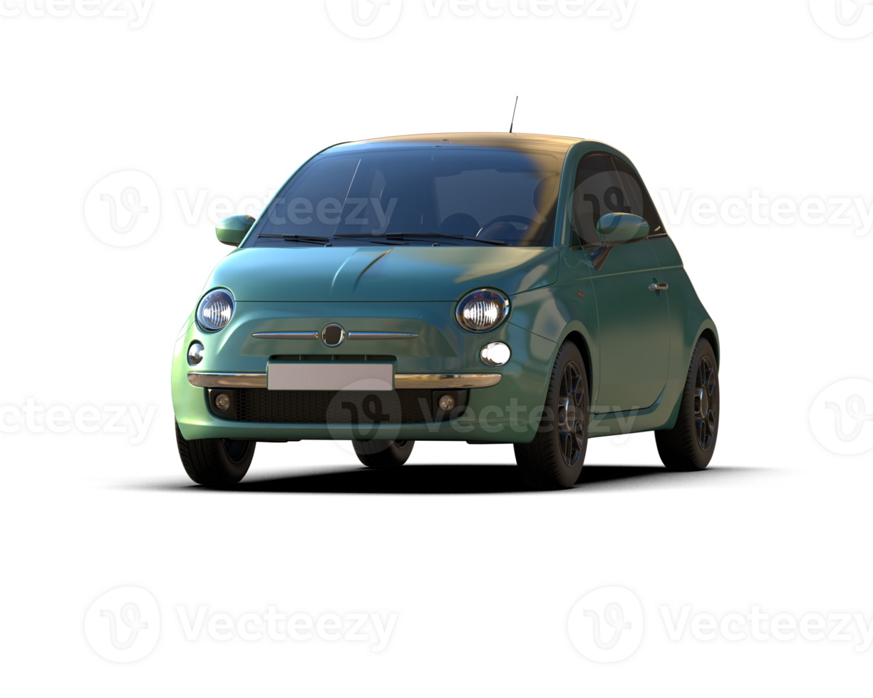 Modern car isolated on background. 3d rendering - illustration png