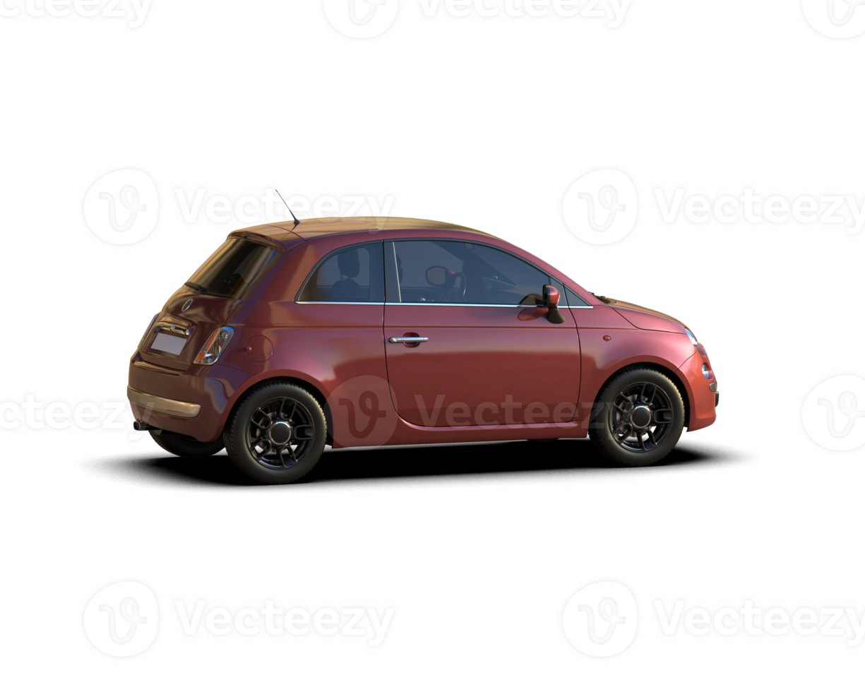 Modern car isolated on background. 3d rendering - illustration png
