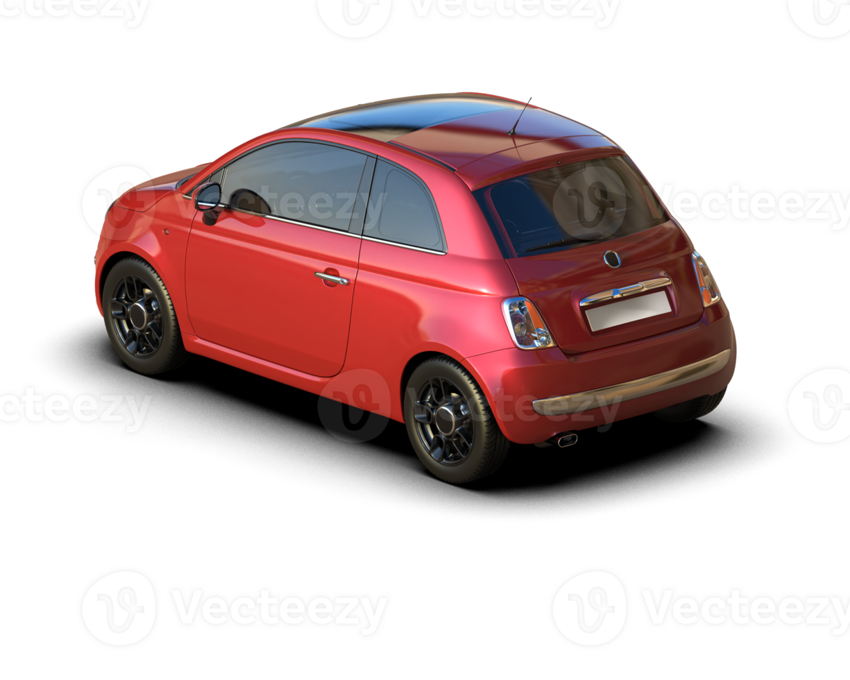 Modern car isolated on background. 3d rendering - illustration png