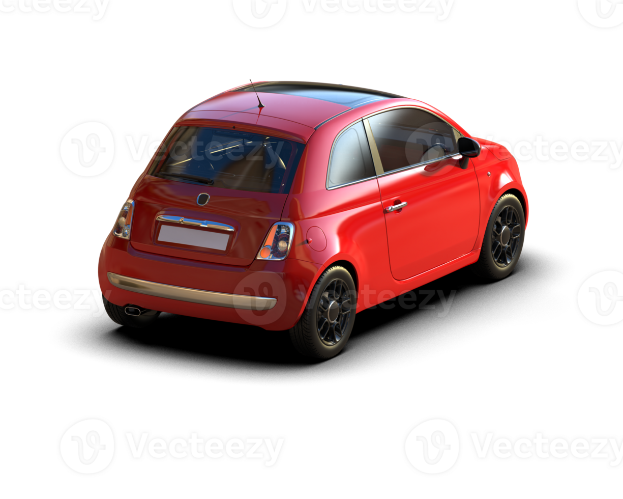 Modern car isolated on background. 3d rendering - illustration png