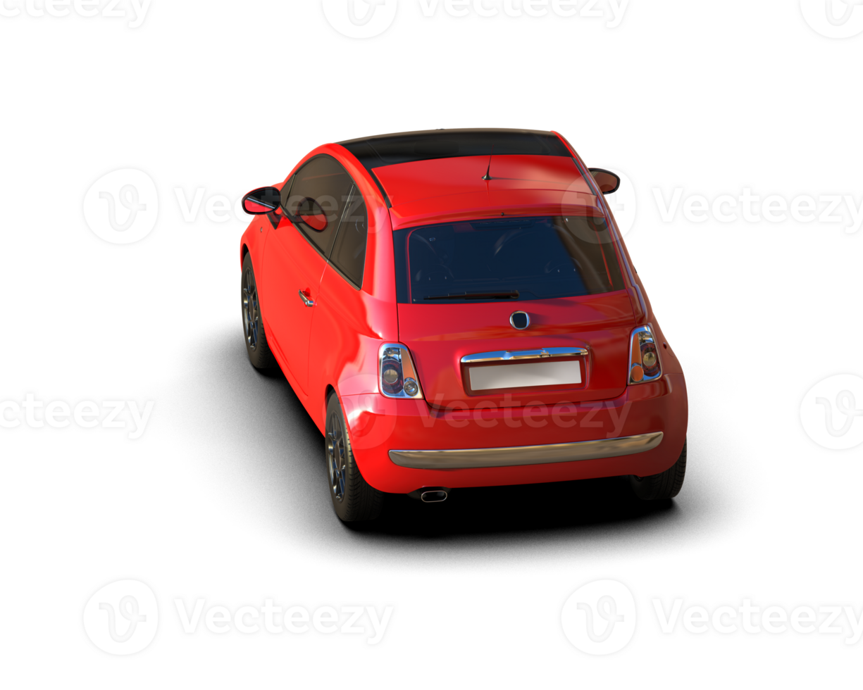 Modern car isolated on background. 3d rendering - illustration png