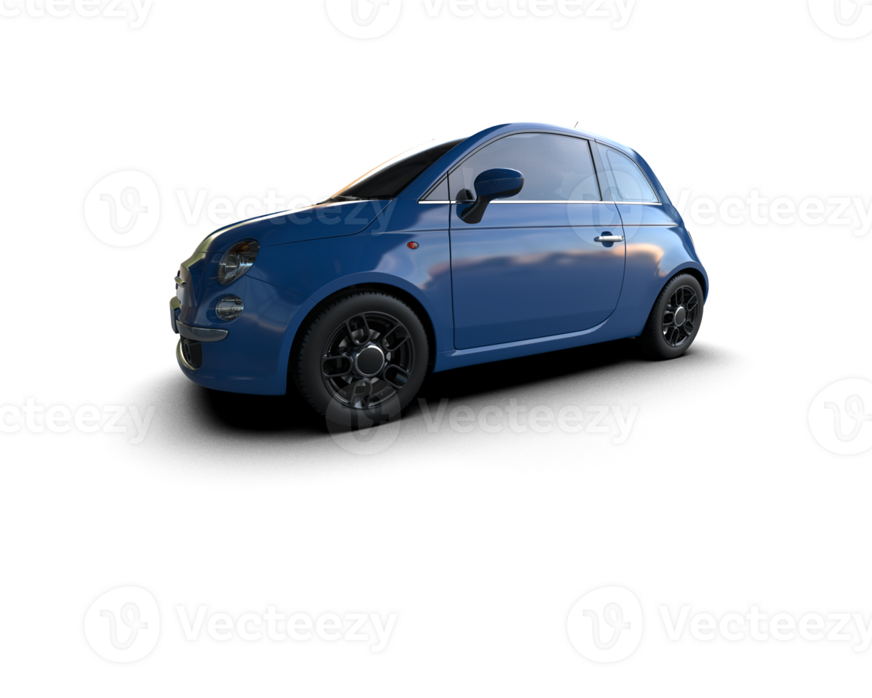 Modern car isolated on background. 3d rendering - illustration png
