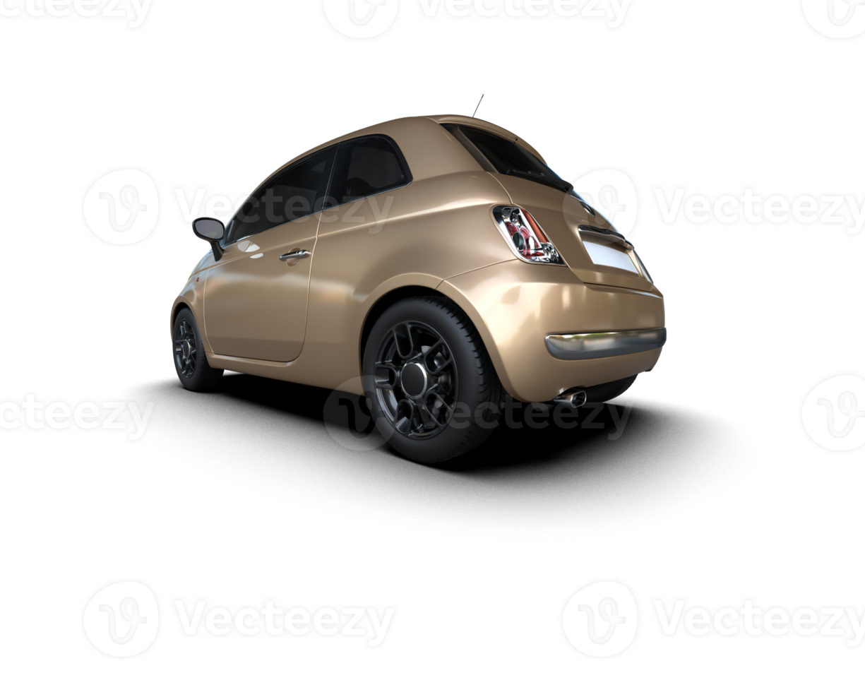 Modern car isolated on background. 3d rendering - illustration png