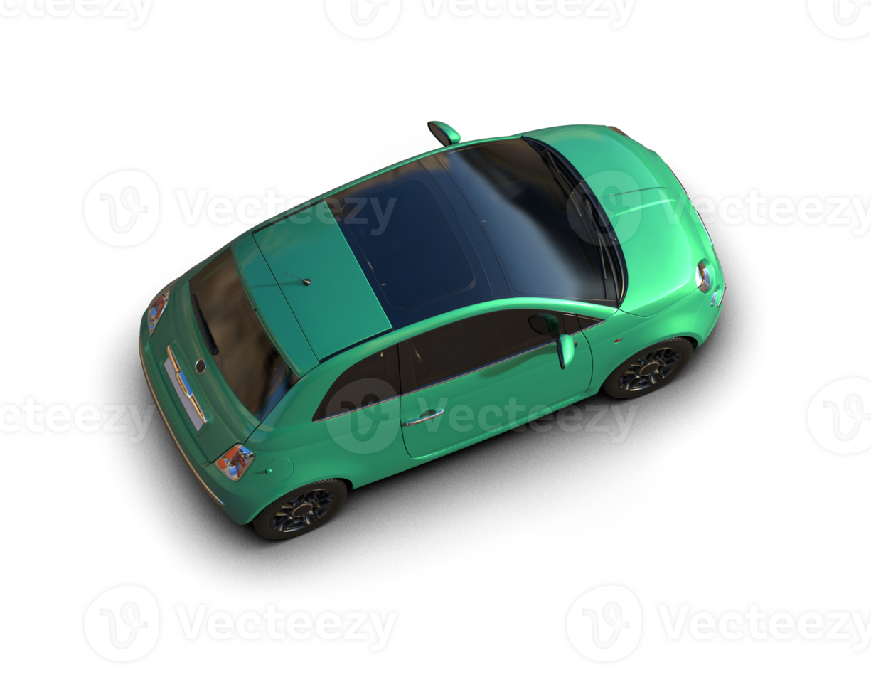 Modern car isolated on background. 3d rendering - illustration png