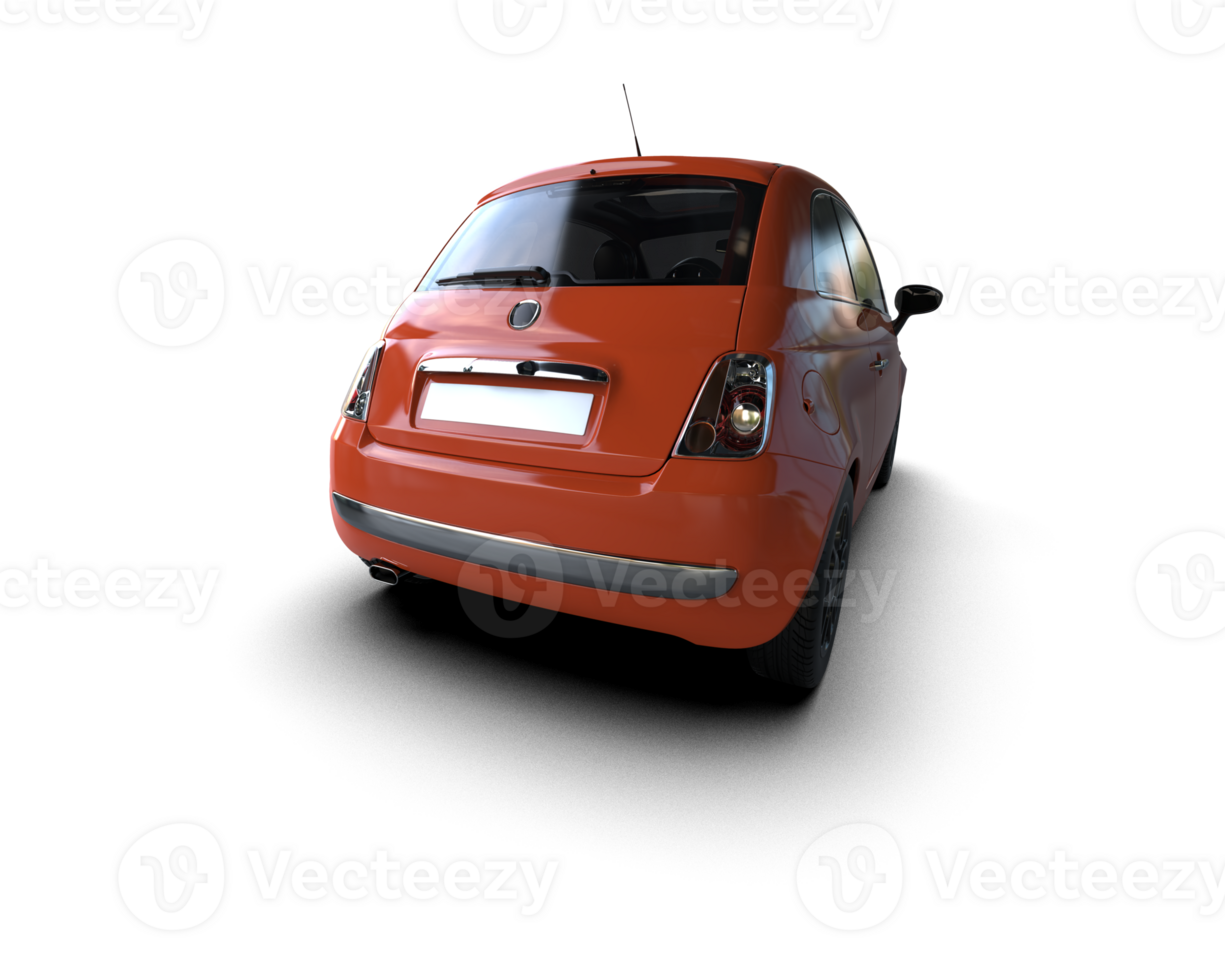 Modern car isolated on background. 3d rendering - illustration png