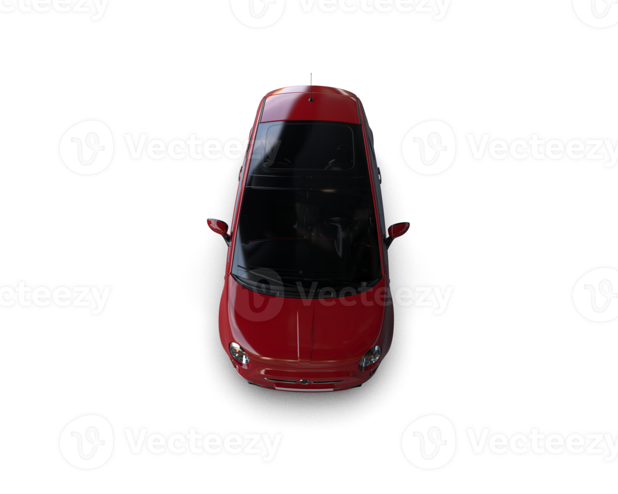 Modern car isolated on background. 3d rendering - illustration png