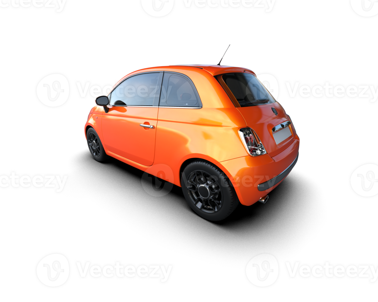 Modern car isolated on background. 3d rendering - illustration png