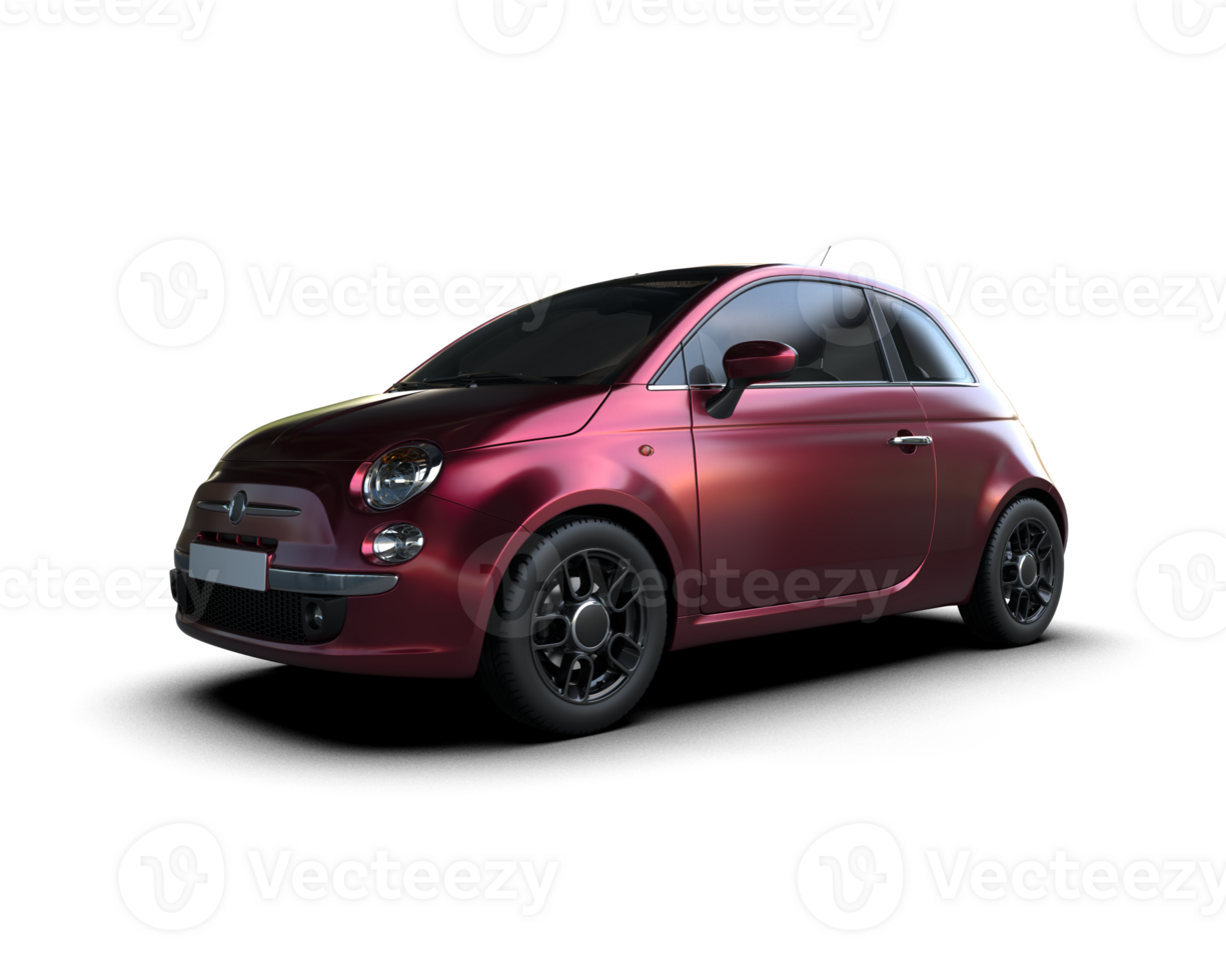 Modern car isolated on background. 3d rendering - illustration png