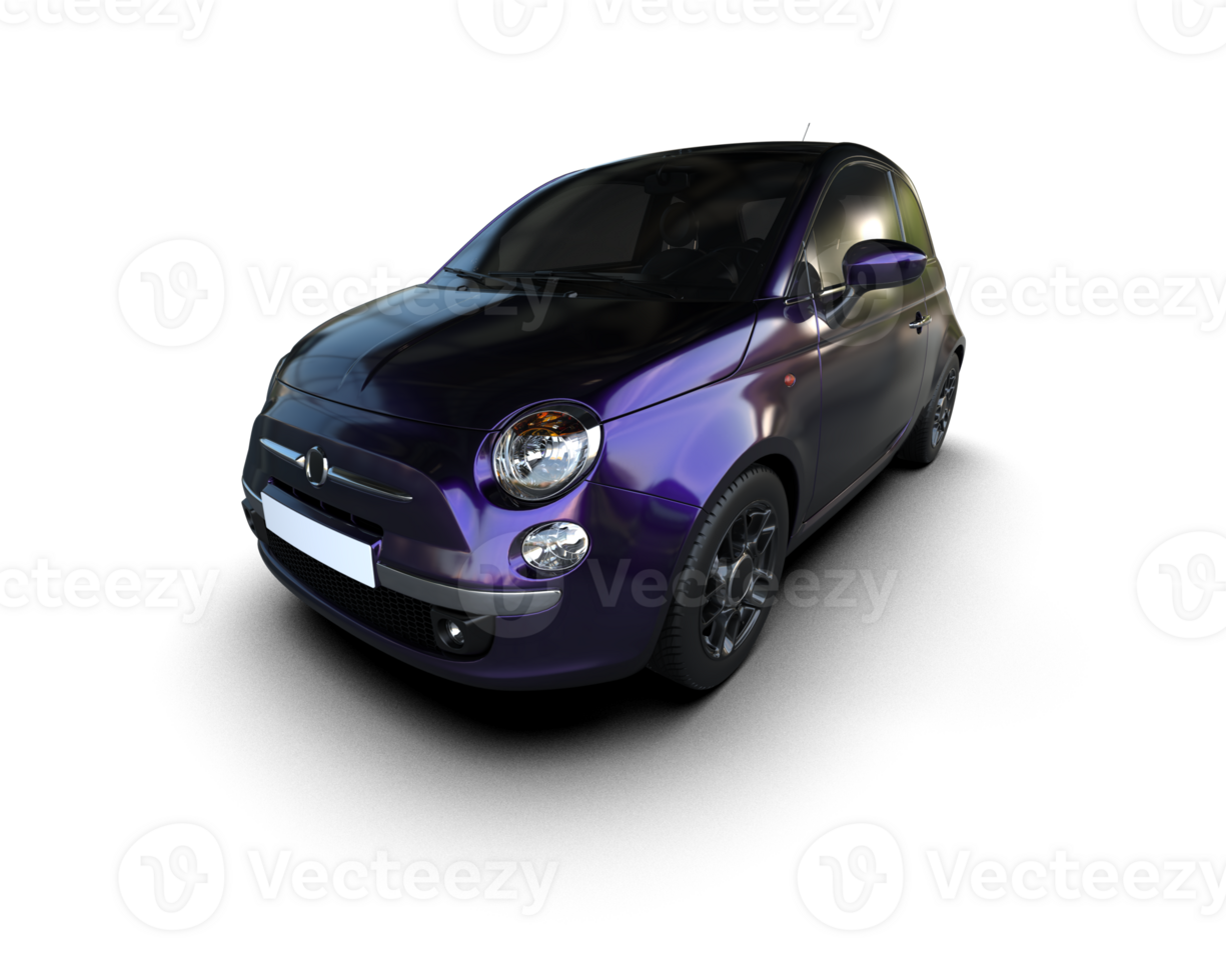 Modern car isolated on background. 3d rendering - illustration png