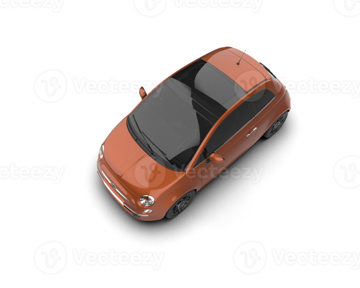 Modern car isolated on background. 3d rendering - illustration png