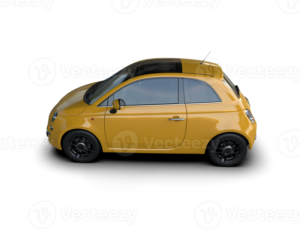 Modern car isolated on background. 3d rendering - illustration png