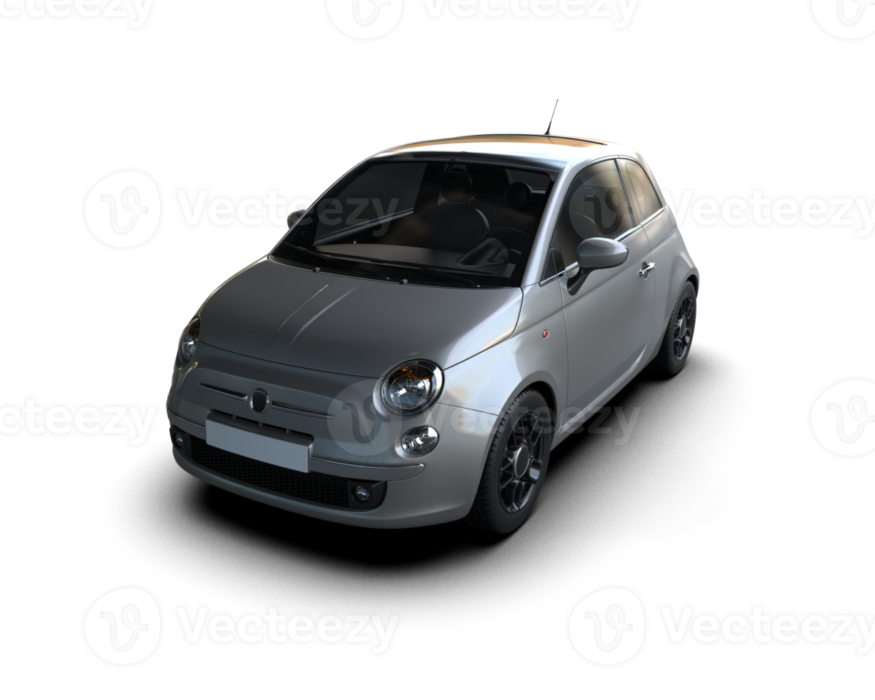 Modern car isolated on background. 3d rendering - illustration png