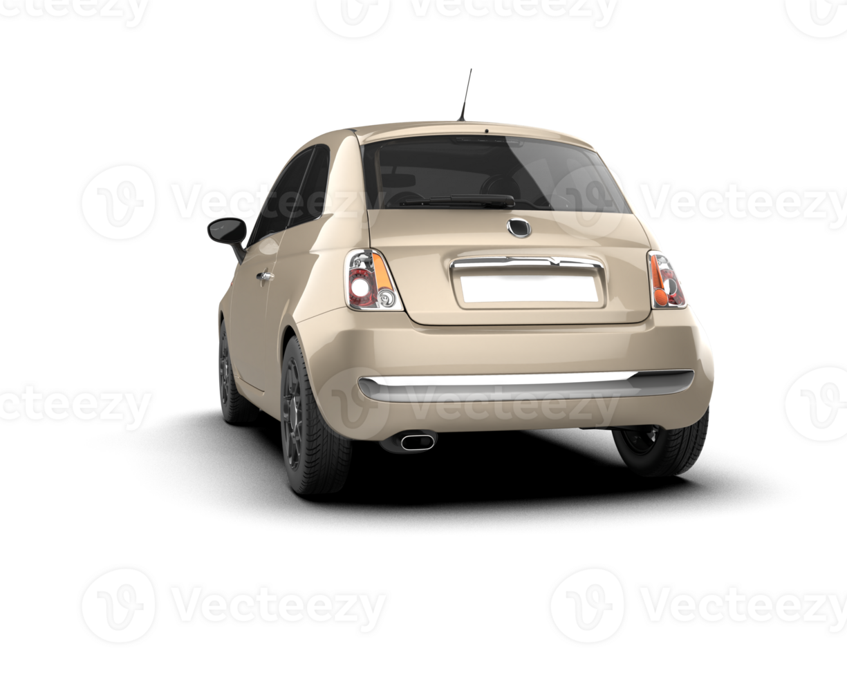 Modern car isolated on background. 3d rendering - illustration png