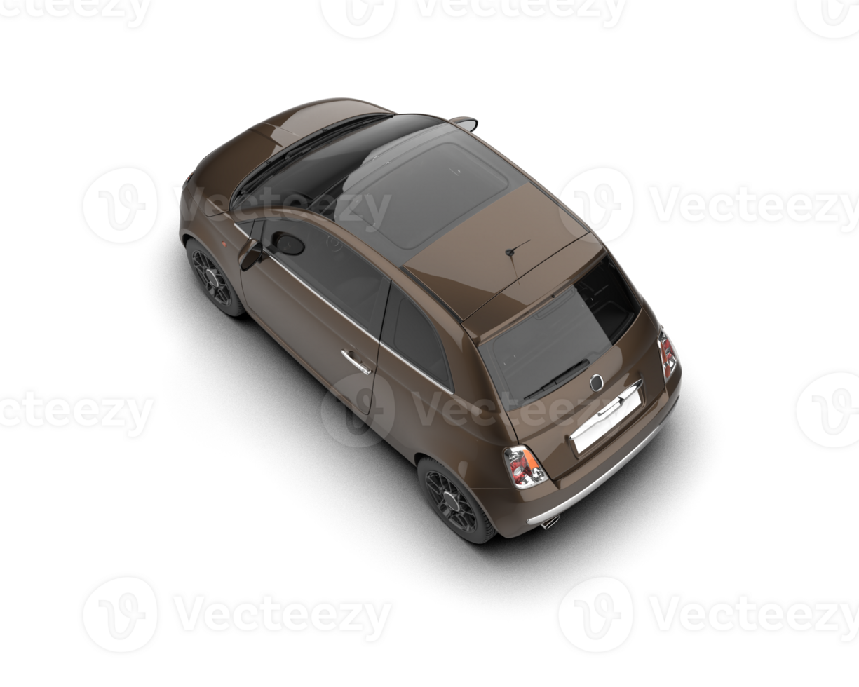Modern car isolated on background. 3d rendering - illustration png
