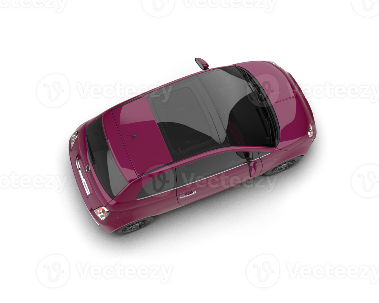 Modern car isolated on background. 3d rendering - illustration png