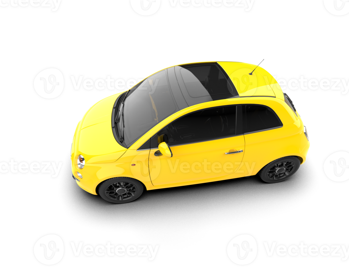 Modern car isolated on background. 3d rendering - illustration png
