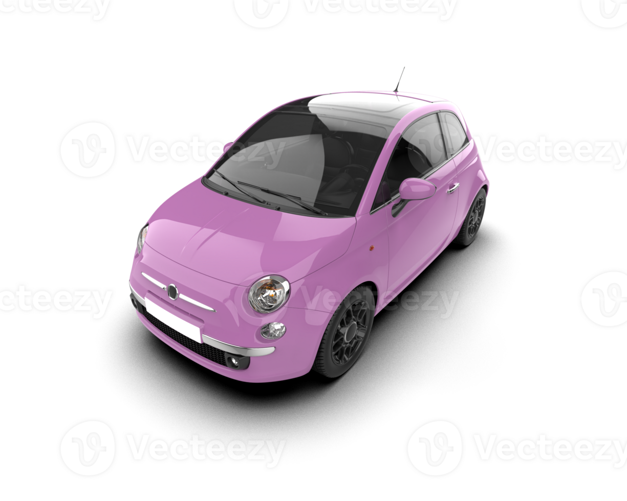 Modern car isolated on background. 3d rendering - illustration png