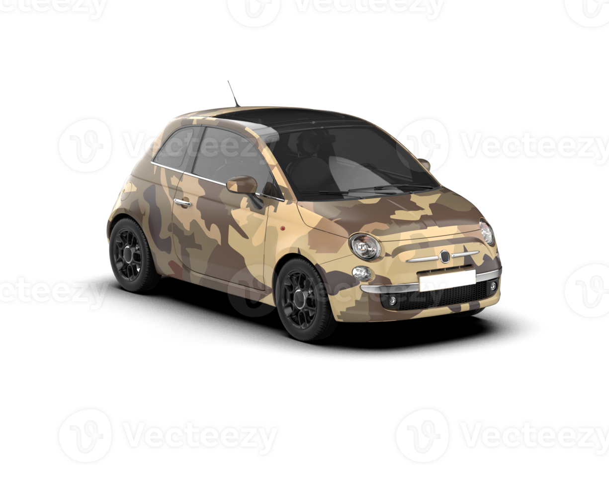 Modern car isolated on background. 3d rendering - illustration png