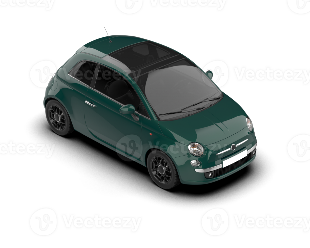 Modern car isolated on background. 3d rendering - illustration png