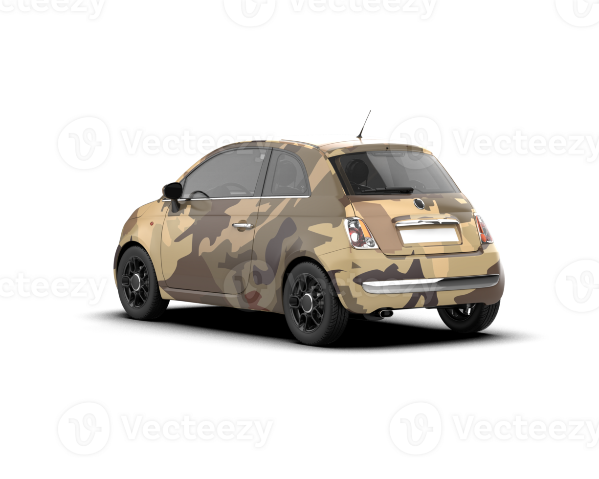 Modern car isolated on background. 3d rendering - illustration png